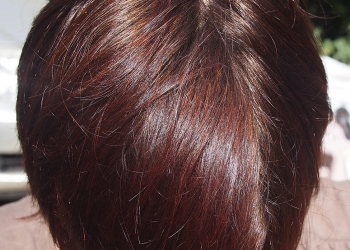Mihaela, dupa vopseaua naturala Henna Manda Castaniu Auriu + Amla