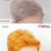 Par grizonat vopsit cu Henna Mandala Blond