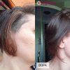 Par cu fire albe vopsit cu Henna Mandala Castaniu Auriu