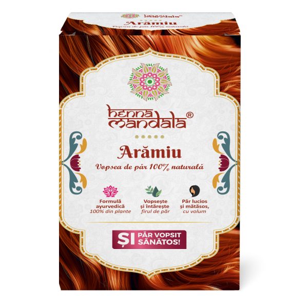 Henna Mandala Aramiu cutie noua fata