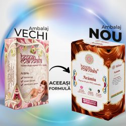Henna Mandala Aramiu ambalaj vechi si nou