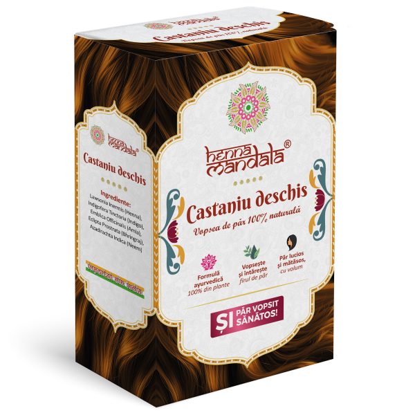 Cutie Henna Mandala Castaniu Deschis