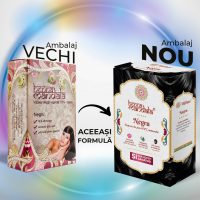 Henna Mandala Negru ambalaj vechi si nou