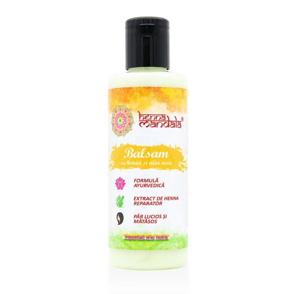 Balsam de par cu henna si aloe vera Henna Mandala