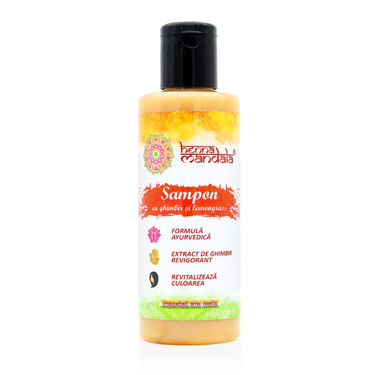 Sampon ayurvedic cu ghimbir