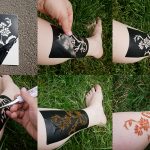 tatuaj cu sablon henna