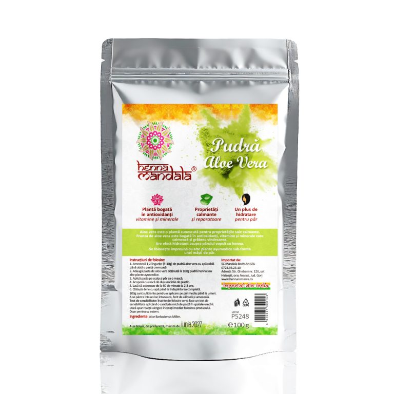 Pudra aloe vera Henna Mandala
