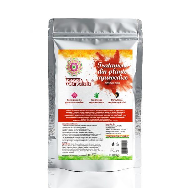 Masca ayurvedica pentru par